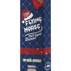 47 Hail Storm Flying Horse THCP Liquid Diamond Christmas Edition Disposable 3G