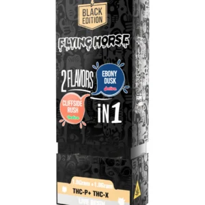 Cliffside Rush | Ebony Dusk Flying Horse 2in1 Live Resin Disposable 3.8G