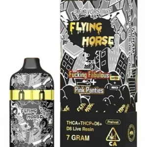 Fucking Fabulous | Pink Panties Flying Horse Stoner Blend Black Edition Disposable 7G