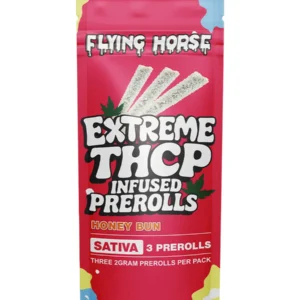 Honey Bun Flying Horse Extreme THCP Infused Pre-Rolls 3ct