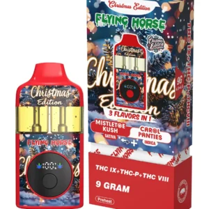 Mistletoe Kush+Carol Panties Flying Horse THC IX+THC-P+THC VIII 3 Flavors in 1 Christmas Edition 9G