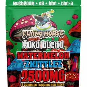 Watermelon Zkittlez Flying Horse Fukd Blend Gummies 2500MG